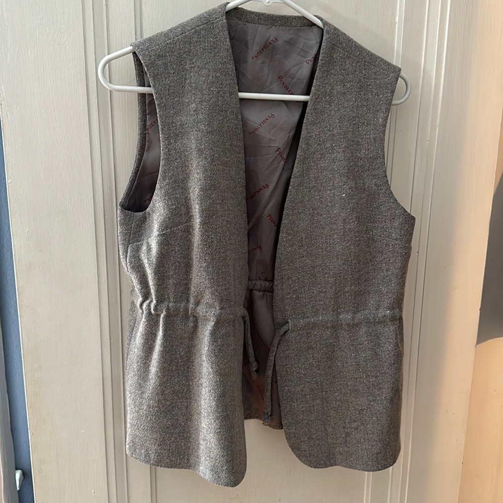 Grey Pendleton Vest